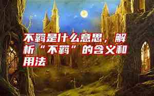 桀骜不羁是什么意思