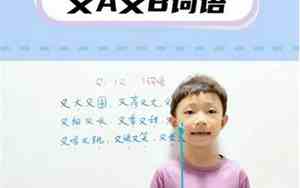 又什么又什么式的词语有哪些
