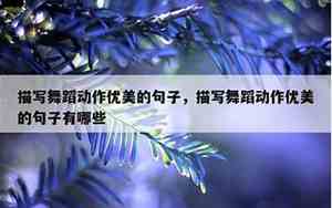 中间是形容动作的句子吗