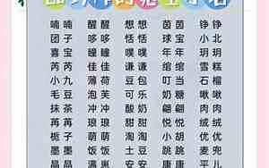 2024兔宝宝名字大全