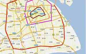 上海外环内环划分图 地图