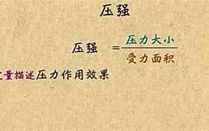 压强是表示什么的物理量,它与 有关