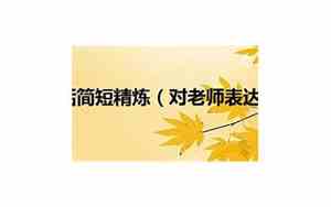 初中感恩老师的三年句子简短精辟