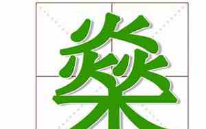三个火一个木念什么字