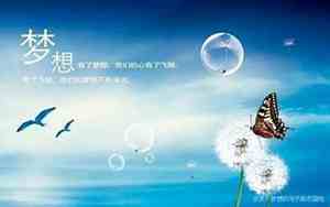 关于梦想的句子英文句子带翻译