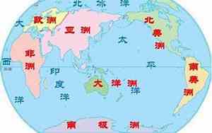 中国有几大洲几大洋分别是哪些