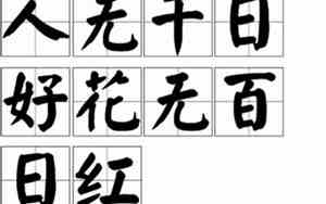 人无千日好 花无百日红 上一句