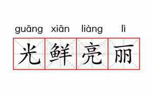 光鲜亮丽的意思反义词