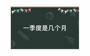 会员一季是几个月