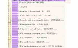 万能句子 英语