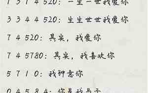 红包发什么数字代表爱情