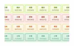 历年立春时间表农历