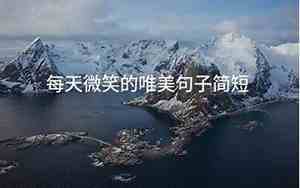 作家微笑的句子摘抄