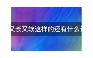 又长又软的什么填空